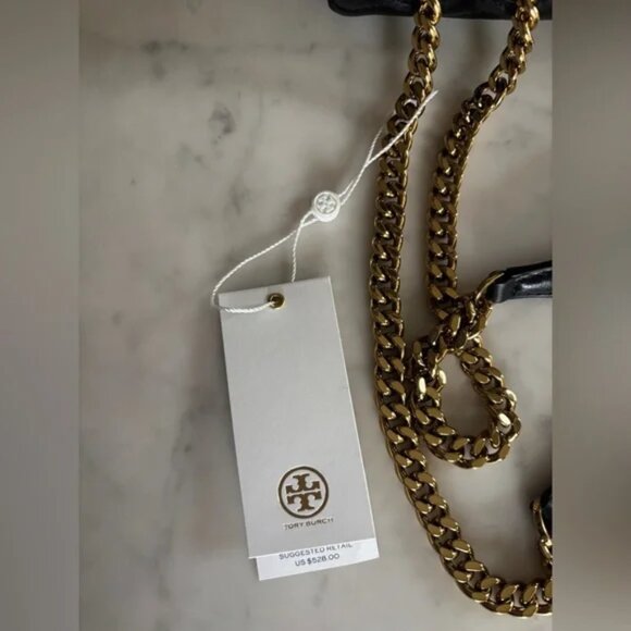 🖤✨Tory Burch✨🖤 Black Kira Chevron Convertible Quilted Bag - Picture 12 of 13